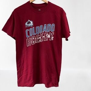 NHL‎ Colorado Avalanche Hockey T Shirt Licensed Graphic Print NEW Medium